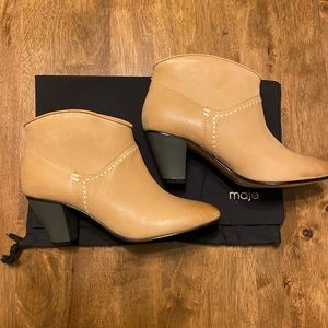 Sold on Mercari Maje Olivette Leather Booties